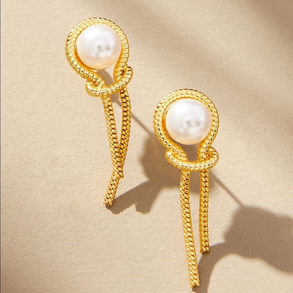 Anthropologie Knot Earrings